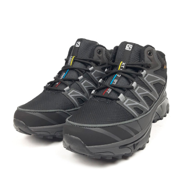 Salomon XT-6 Mid Gore-Tex Black Grey З ХУТРОМ