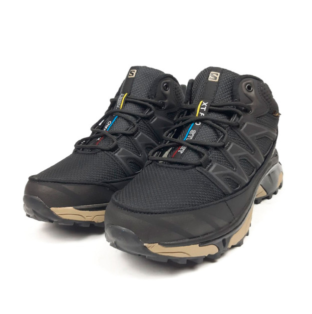 Salomon XT-6 Mid Gore-Tex Black Beige З ХУТРОМ