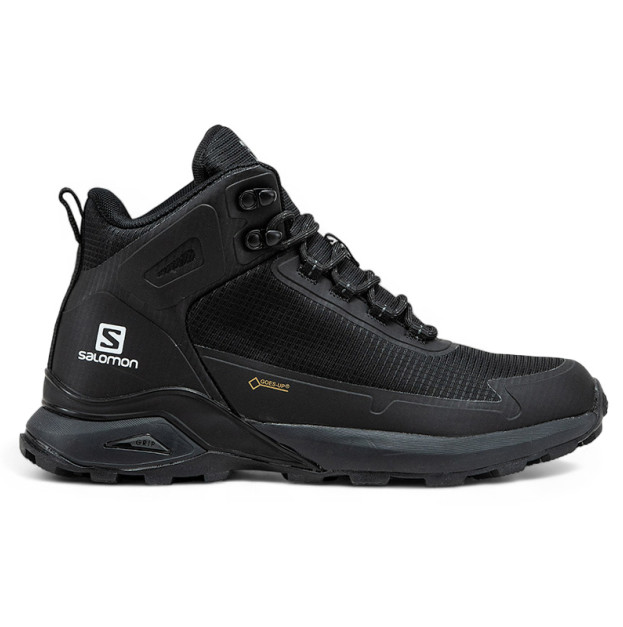 Salomon Cross Hike Gore-Tex Black White С МЕХОМ